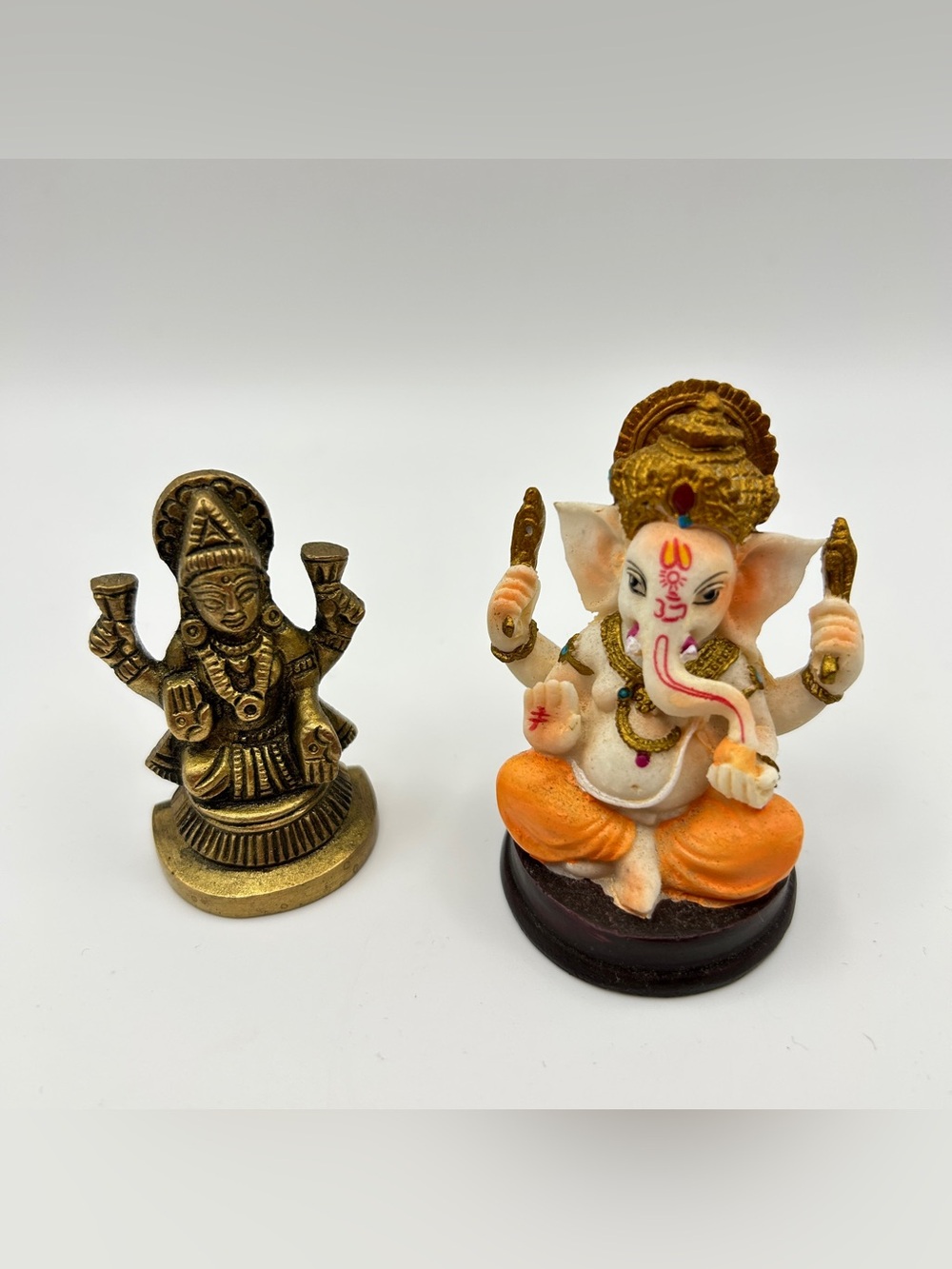 Lakshmi Ganesha Figurine Lot